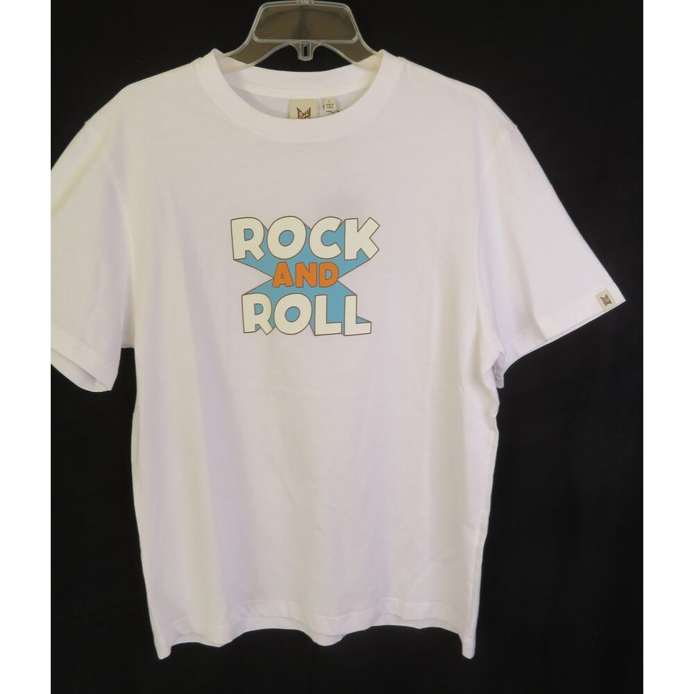 New TINY TAN K-Pop BTS Official/Authentic White T-Shirt Sz L